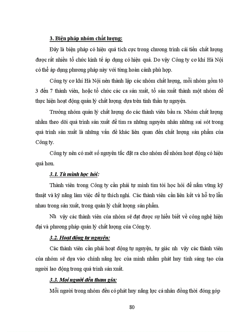 image for page Phân tích tình hình chất lượng sản phẩm ở công ty cơ khí Hà Nội