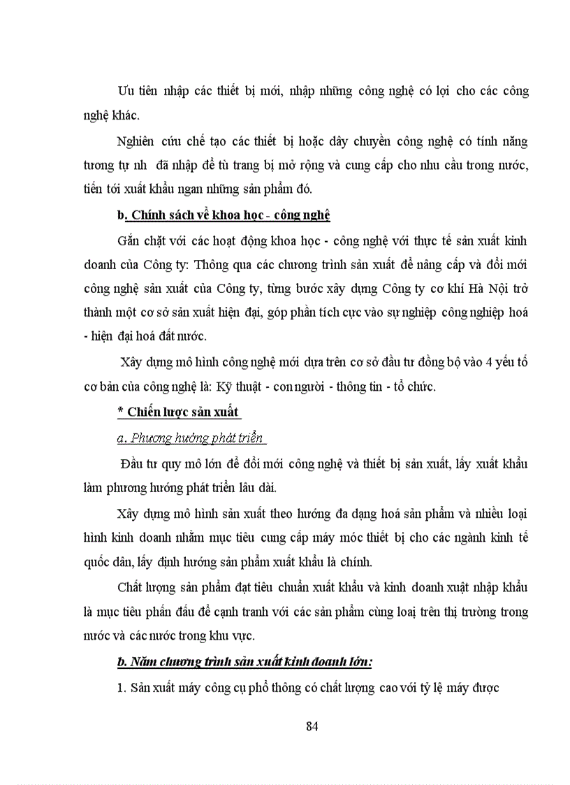 image for page Phân tích tình hình chất lượng sản phẩm ở công ty cơ khí Hà Nội