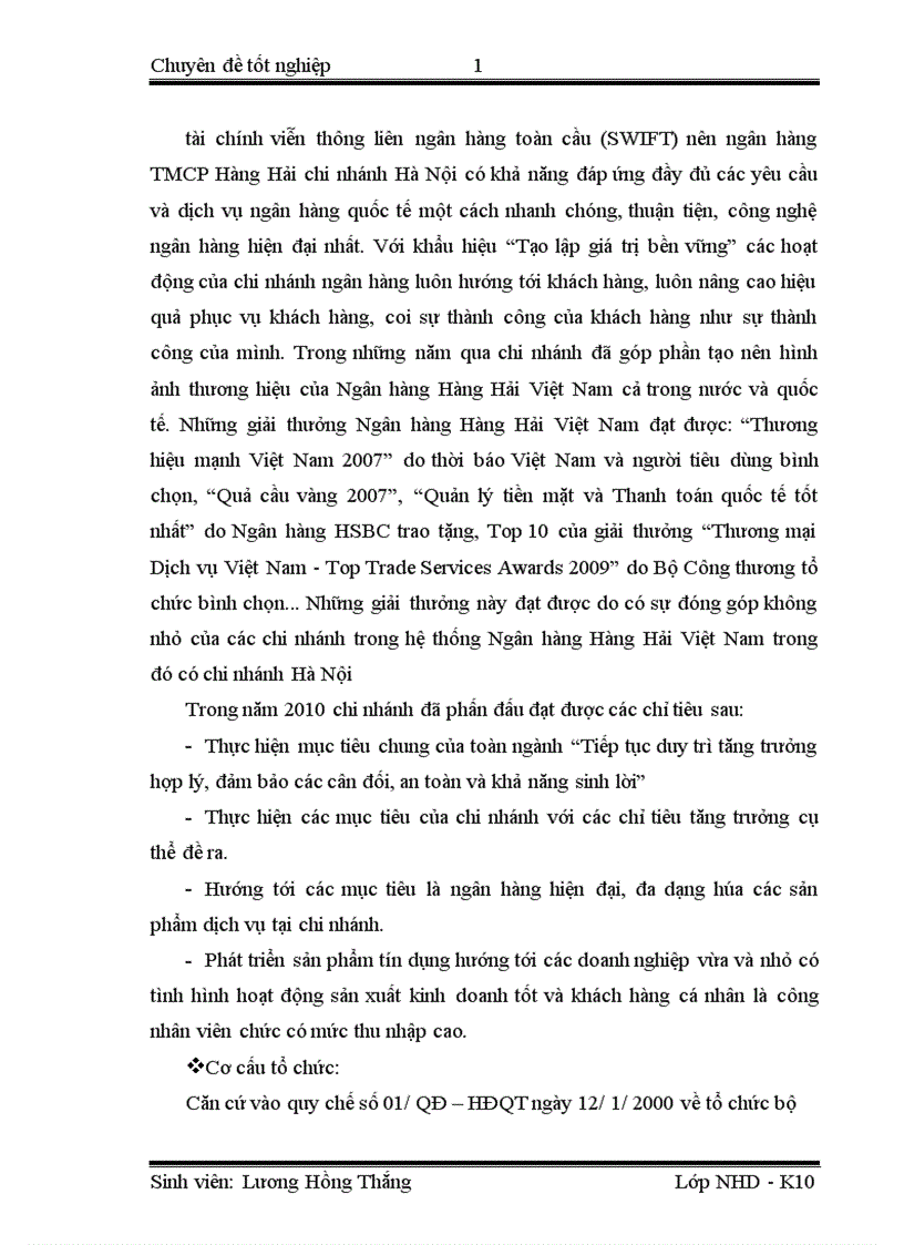 image for page Một số giải pháp nhằm nâng cao chất lượng tín dụng tại Ngân hàng TMCP Hàng Hải chi nhánh Hà Nội 1