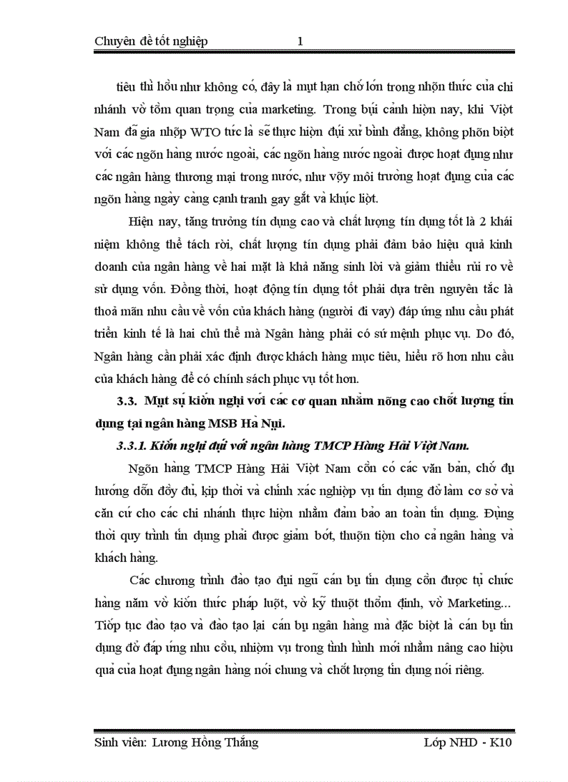 image for page Một số giải pháp nhằm nâng cao chất lượng tín dụng tại Ngân hàng TMCP Hàng Hải chi nhánh Hà Nội 1