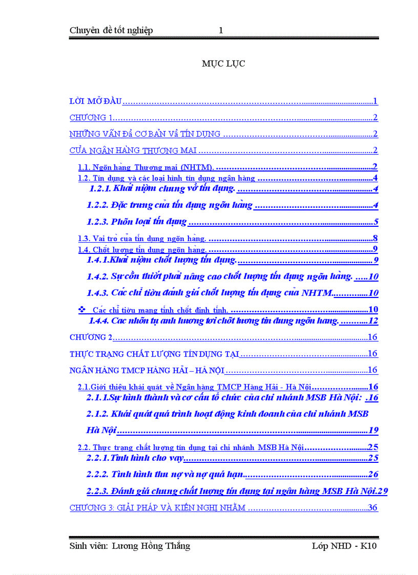 image for page Một số giải pháp nhằm nâng cao chất lượng tín dụng tại Ngân hàng TMCP Hàng Hải chi nhánh Hà Nội 1