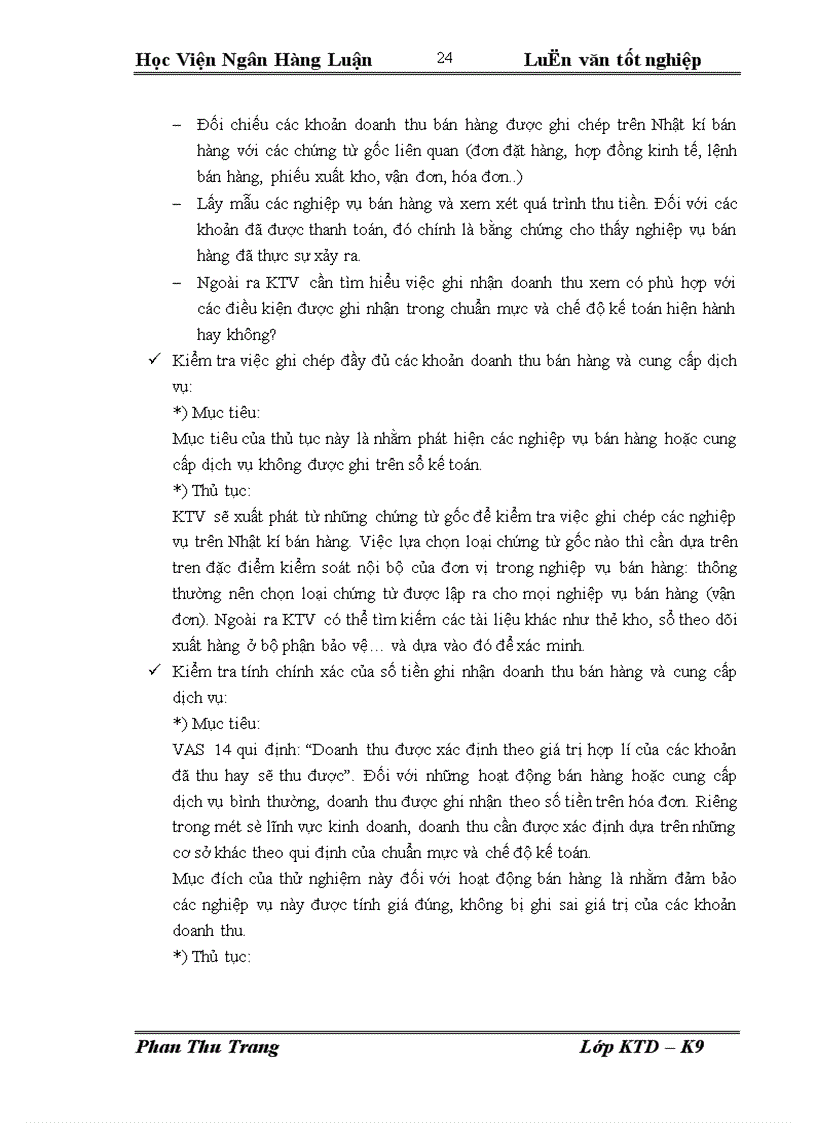 image for page Kiểm toán chu trình bán hàng thu tiền trong kiểm toán báo cáo tài chính tại công ty TNHH kiểm toán và tư vấn NEXIA ACPA 1