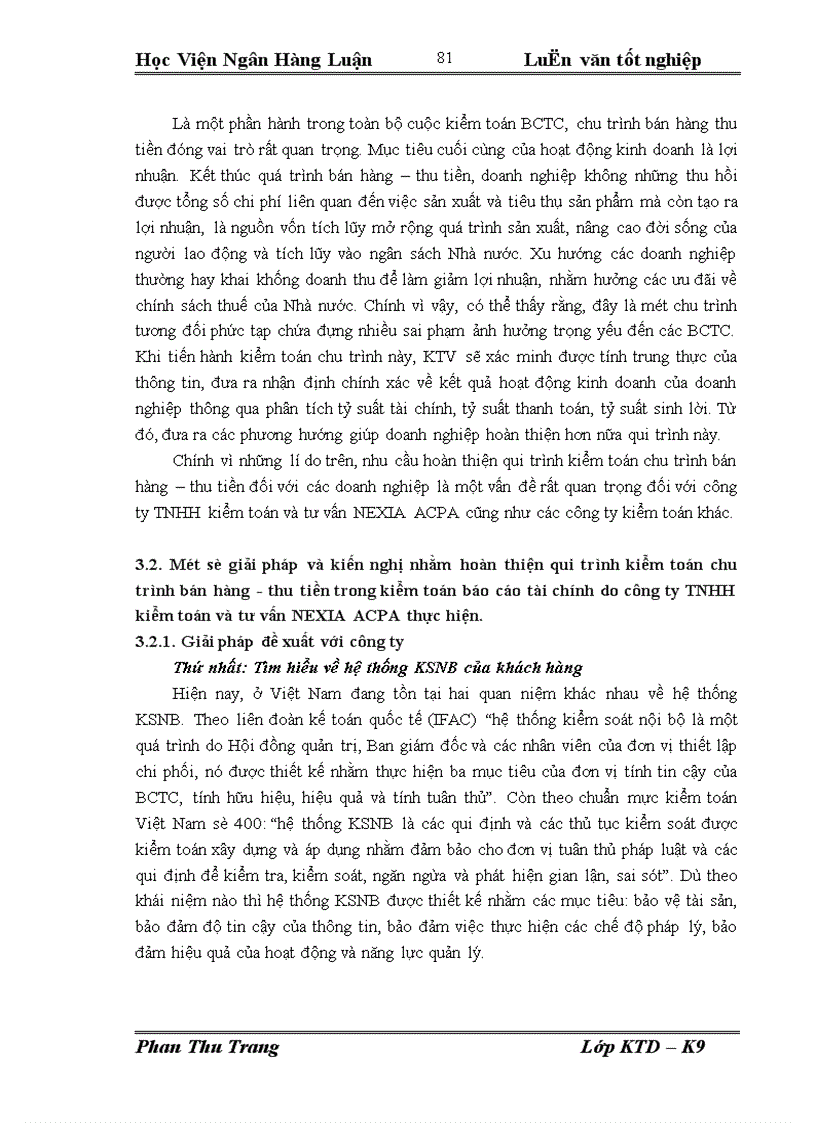 image for page Kiểm toán chu trình bán hàng thu tiền trong kiểm toán báo cáo tài chính tại công ty TNHH kiểm toán và tư vấn NEXIA ACPA 1