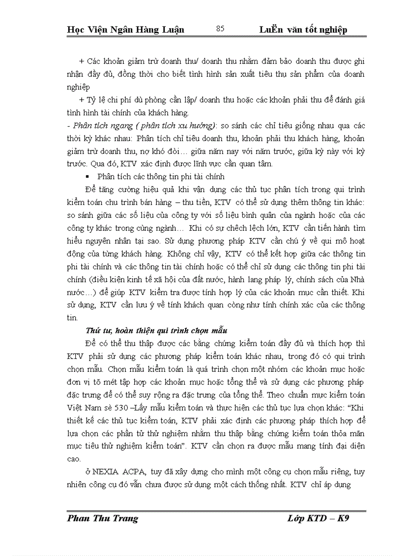 image for page Kiểm toán chu trình bán hàng thu tiền trong kiểm toán báo cáo tài chính tại công ty TNHH kiểm toán và tư vấn NEXIA ACPA 1