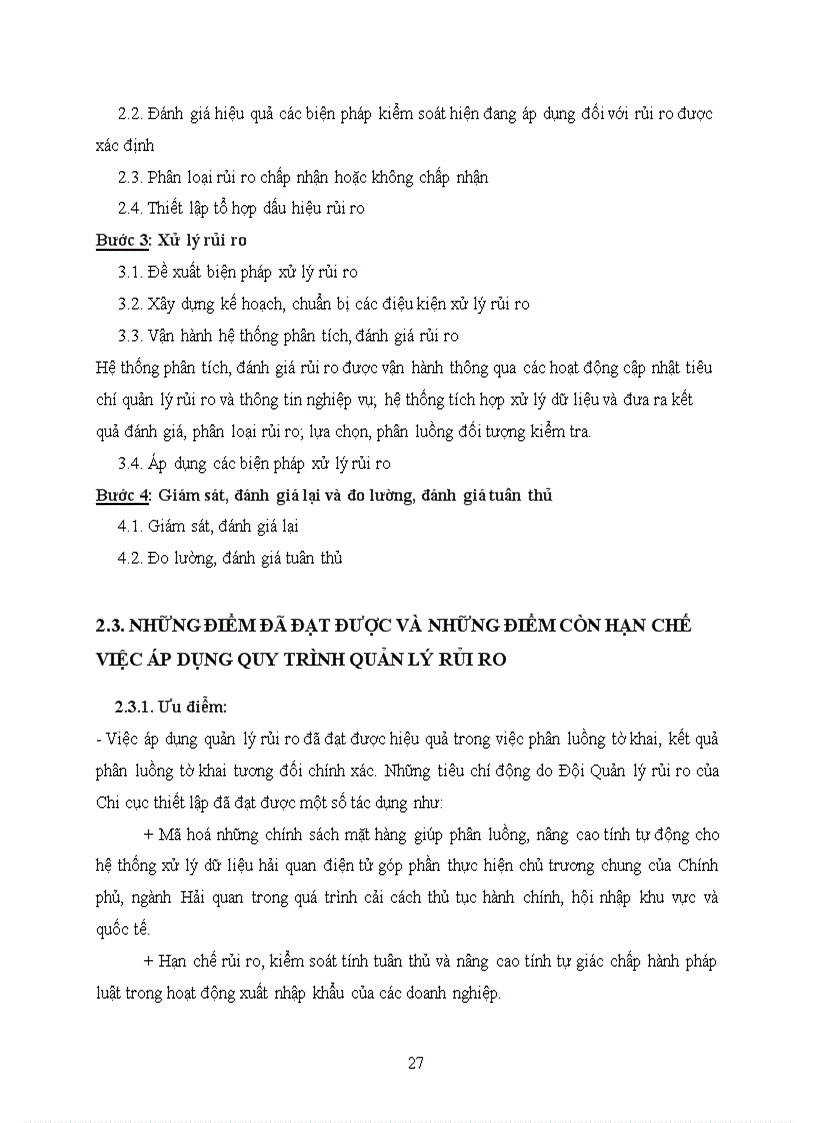 image for page Thực trạng triển khai áp dụng quản lý rủi ro trong quy trình thủ tục hải quan điện tử