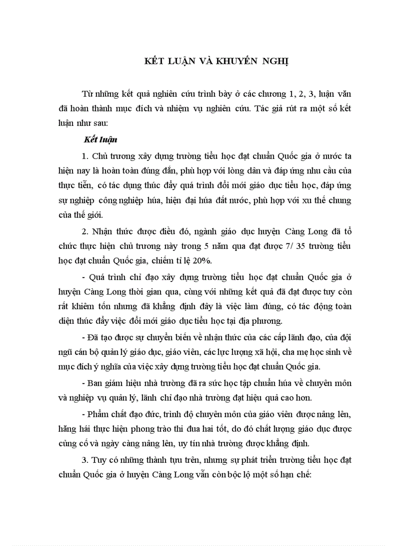 image for page Các biện pháp chỉ đạo của Trưởng phòng Giáo dục đối với công tác xây dựng trường tiểu học đạt chuẩn Quốc gia ở huyện Càng Long thuộc tỉnh Trà Vinh trong giai đoạn hiện nay 1