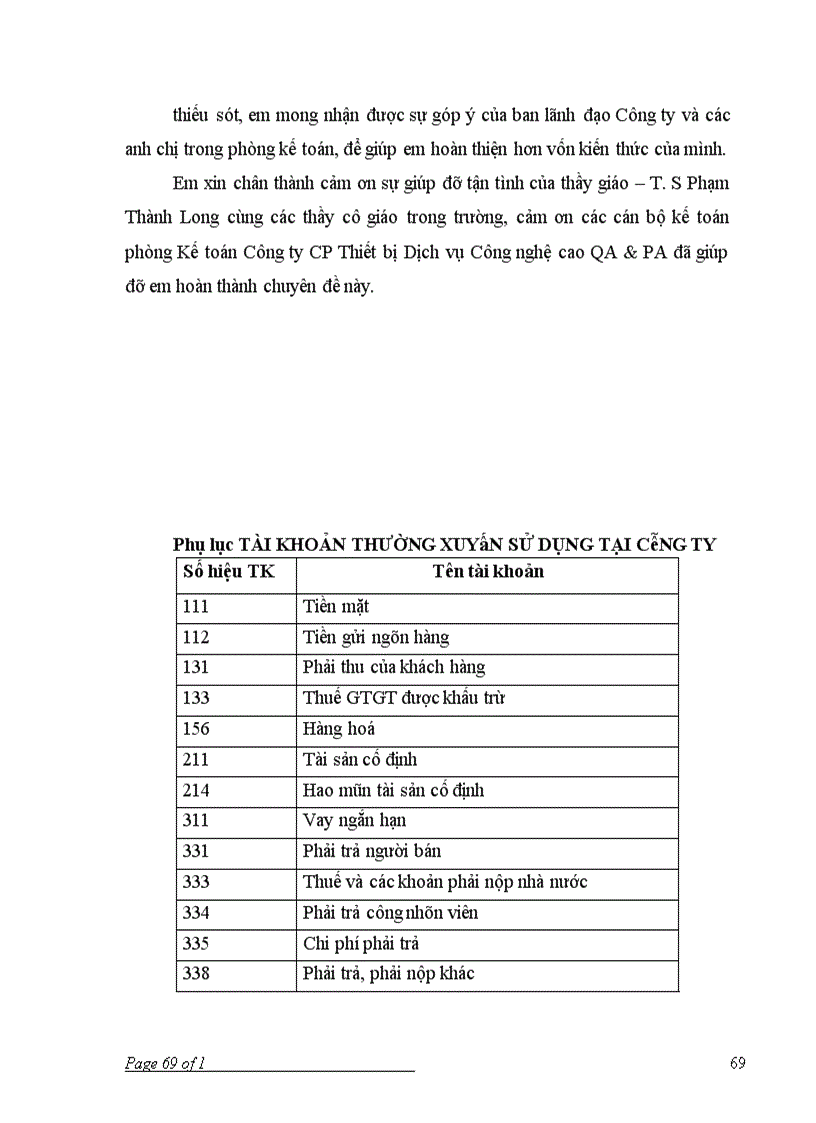 image for page Kế toán tiêu thụ và xác định kết quả hoạt động kinh doanh tại Công ty CP Thiết bị Dịch vụ Công nghệ cao QA PA