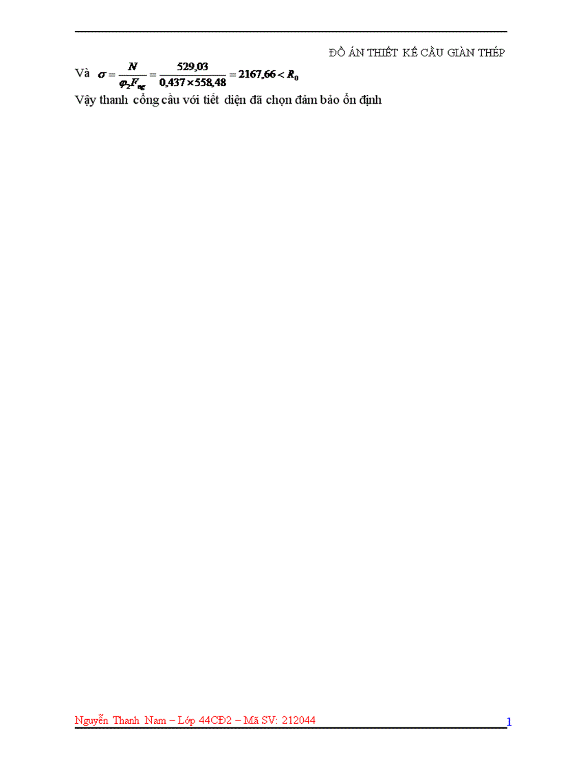 image for page Đồ án thiết kế cầu giàn thép