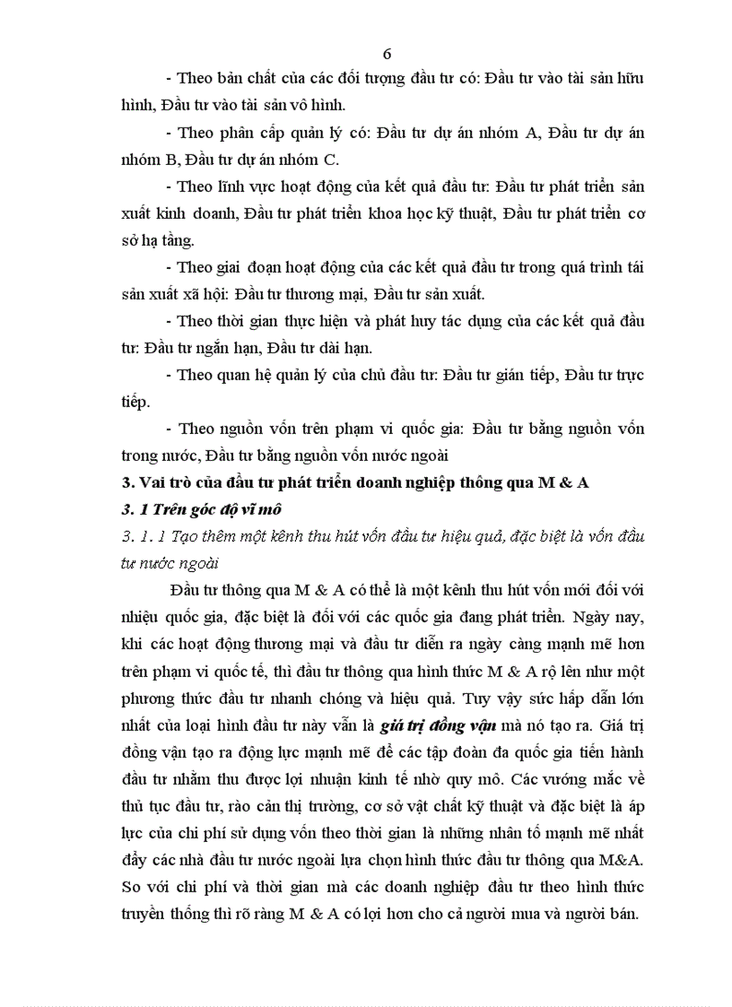 image for page Mua lại và sáp nhập với đầu tư phát triển doanh nghiệp ở Việt Nam 1