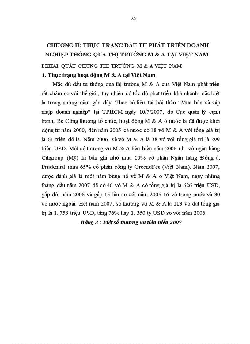 image for page Mua lại và sáp nhập với đầu tư phát triển doanh nghiệp ở Việt Nam 1