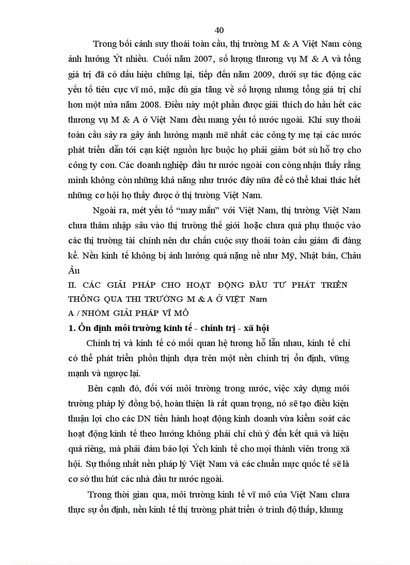 image for page Mua lại và sáp nhập với đầu tư phát triển doanh nghiệp ở Việt Nam 1