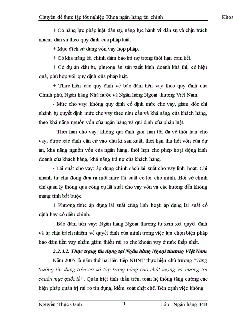 image for page Giải pháp hạn chế rủi ro tín dụng tại Ngân hàng Ngoại thương Việt Nam 1