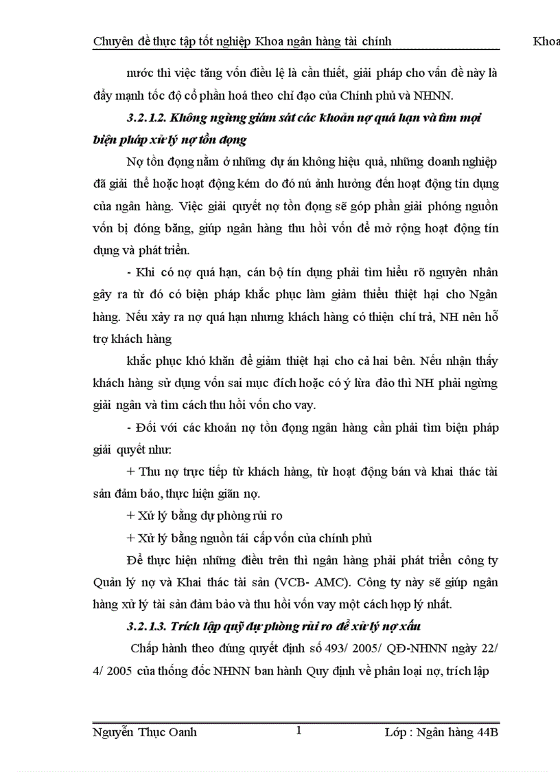 image for page Giải pháp hạn chế rủi ro tín dụng tại Ngân hàng Ngoại thương Việt Nam 1