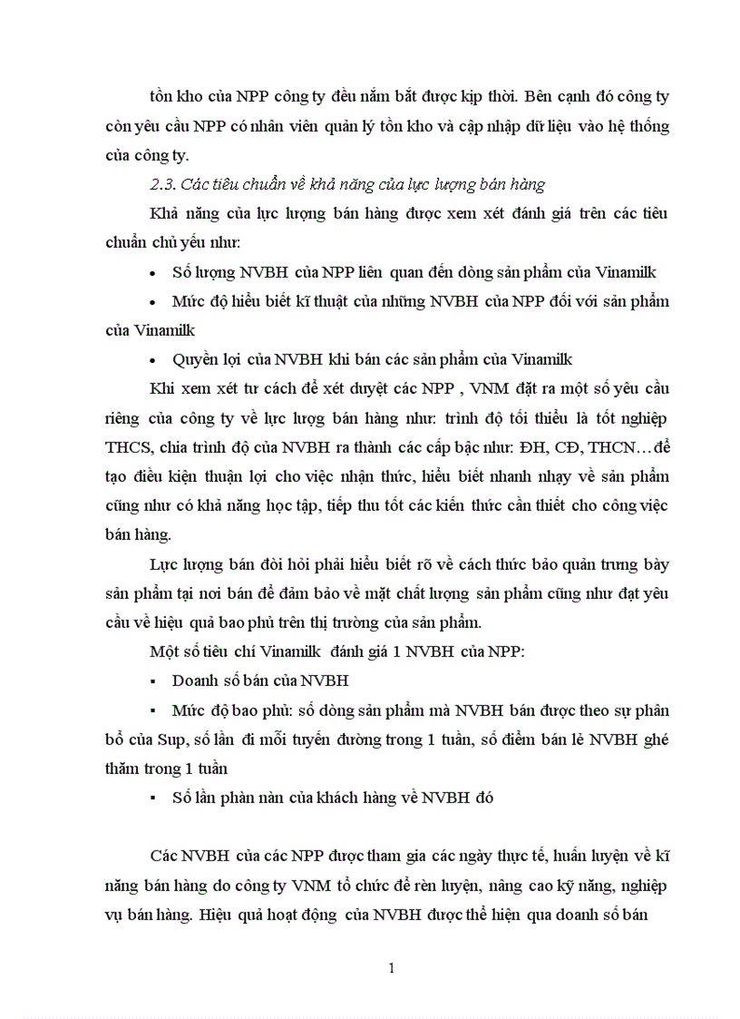 image for page Mô tả các hoạt động đánh giá TVK của Vinamilk