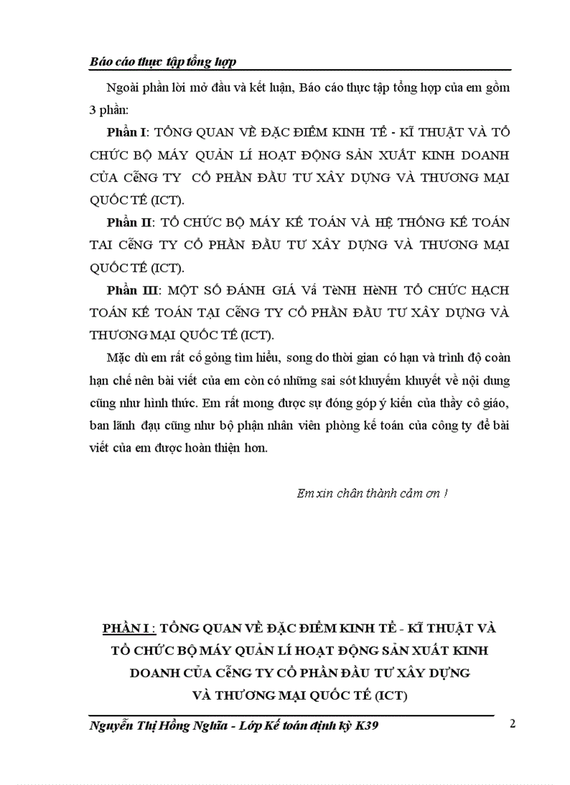 image for page Báo cáo thực tập tại Công ty Cổ Phần Đầu tư Xây dựng và Thương mại Quốc tế