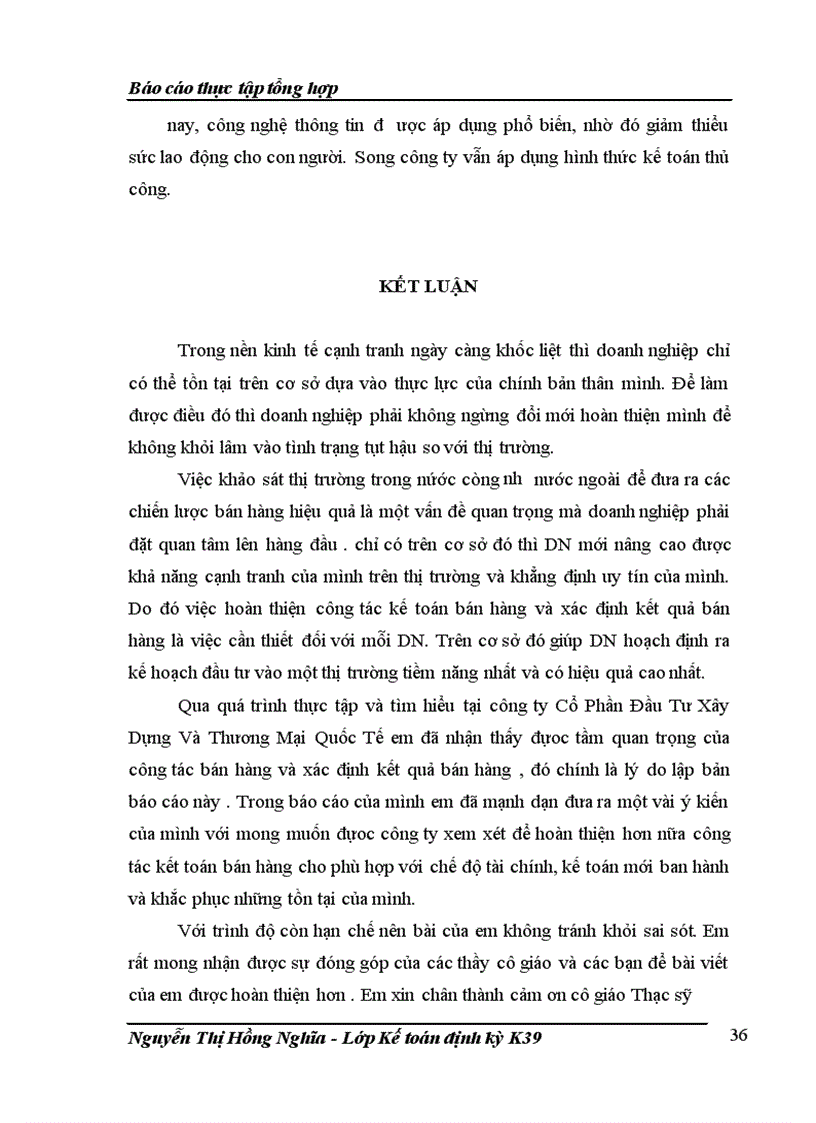 image for page Báo cáo thực tập tại Công ty Cổ Phần Đầu tư Xây dựng và Thương mại Quốc tế