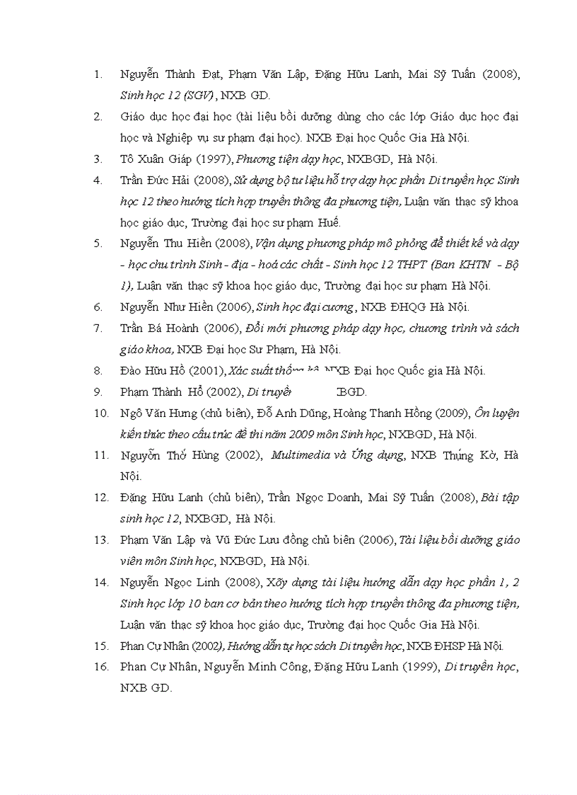 image for page Xây dựng và sử dụng bài giảng điện tử chương II phần Di truyền học Sinh học12 theo hướng tích hợp truyền thông đa phương tiện 1