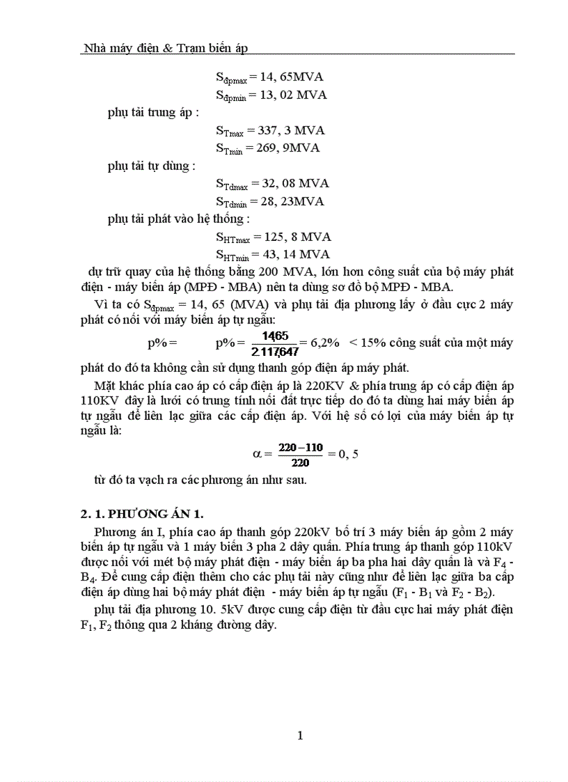 image for page Nhà máy điện Trạm biến áp tính toán dòng điện ngắn mạch