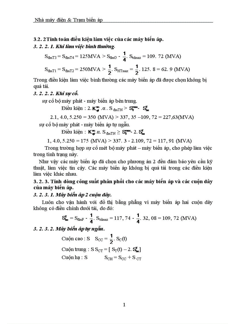 image for page Nhà máy điện Trạm biến áp tính toán dòng điện ngắn mạch