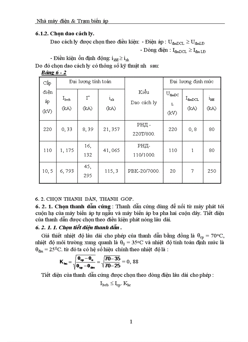 image for page Nhà máy điện Trạm biến áp tính toán dòng điện ngắn mạch