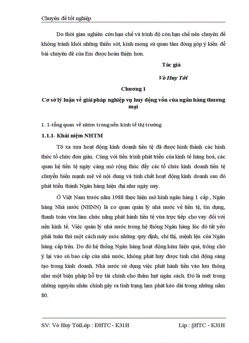 Giải pháp tăng cường huy động vốn tại AgriBank Mỹ Đức Hà Tây Thực trạng và giải pháp 1