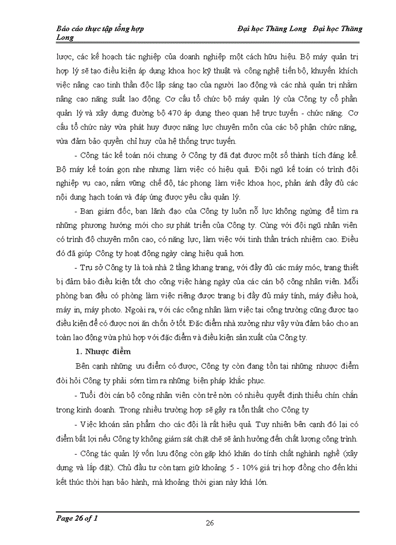 image for page Báo cáo thực tập tốt nghiệp tại Công ty cổ phần Quản lý và xây dựng đường bộ 470 1