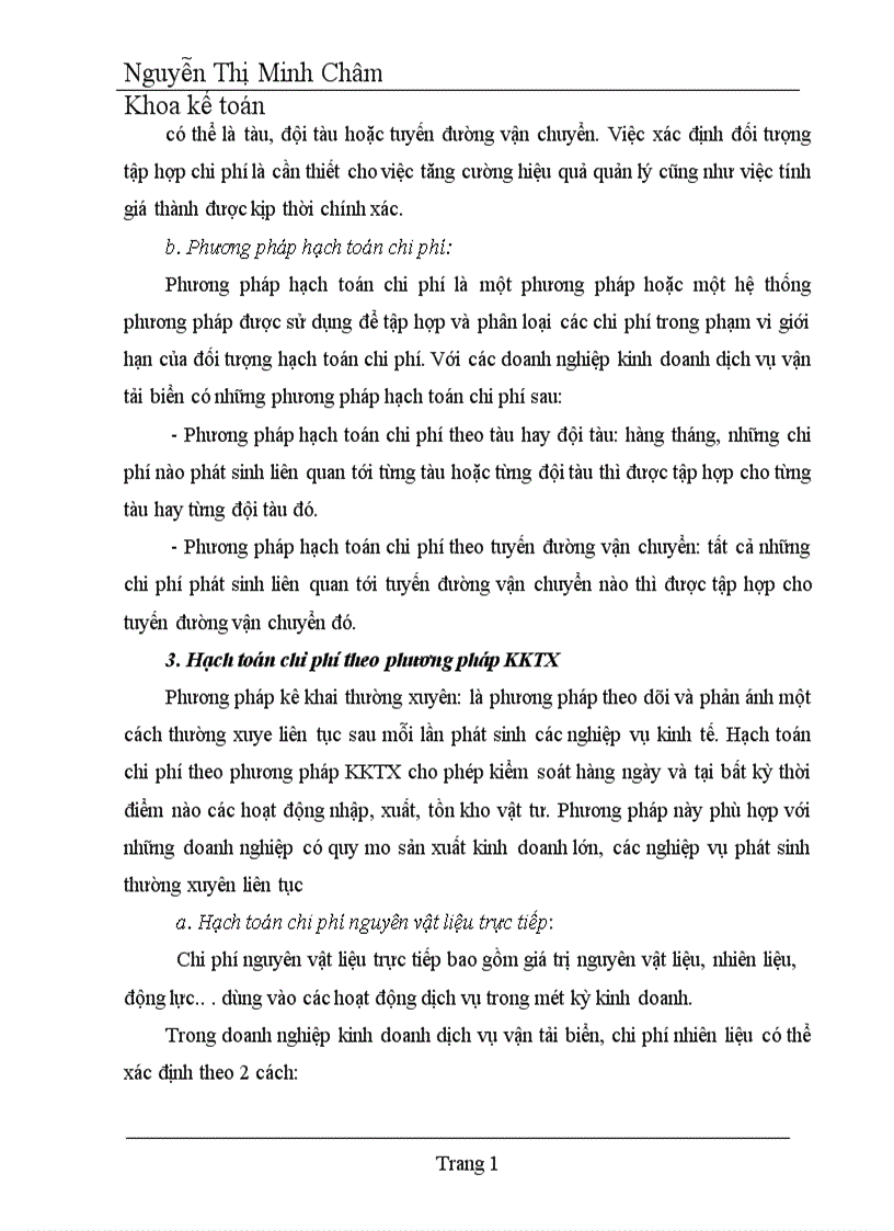 image for page Hoàn thiện hạch toán chi phí doanh thu và kết quả hoạt động kinh doanh vận tải biển tại Tổng công ty hàng hải Việt nam 1