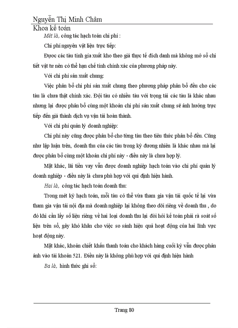 image for page Hoàn thiện hạch toán chi phí doanh thu và kết quả hoạt động kinh doanh vận tải biển tại Tổng công ty hàng hải Việt nam 1