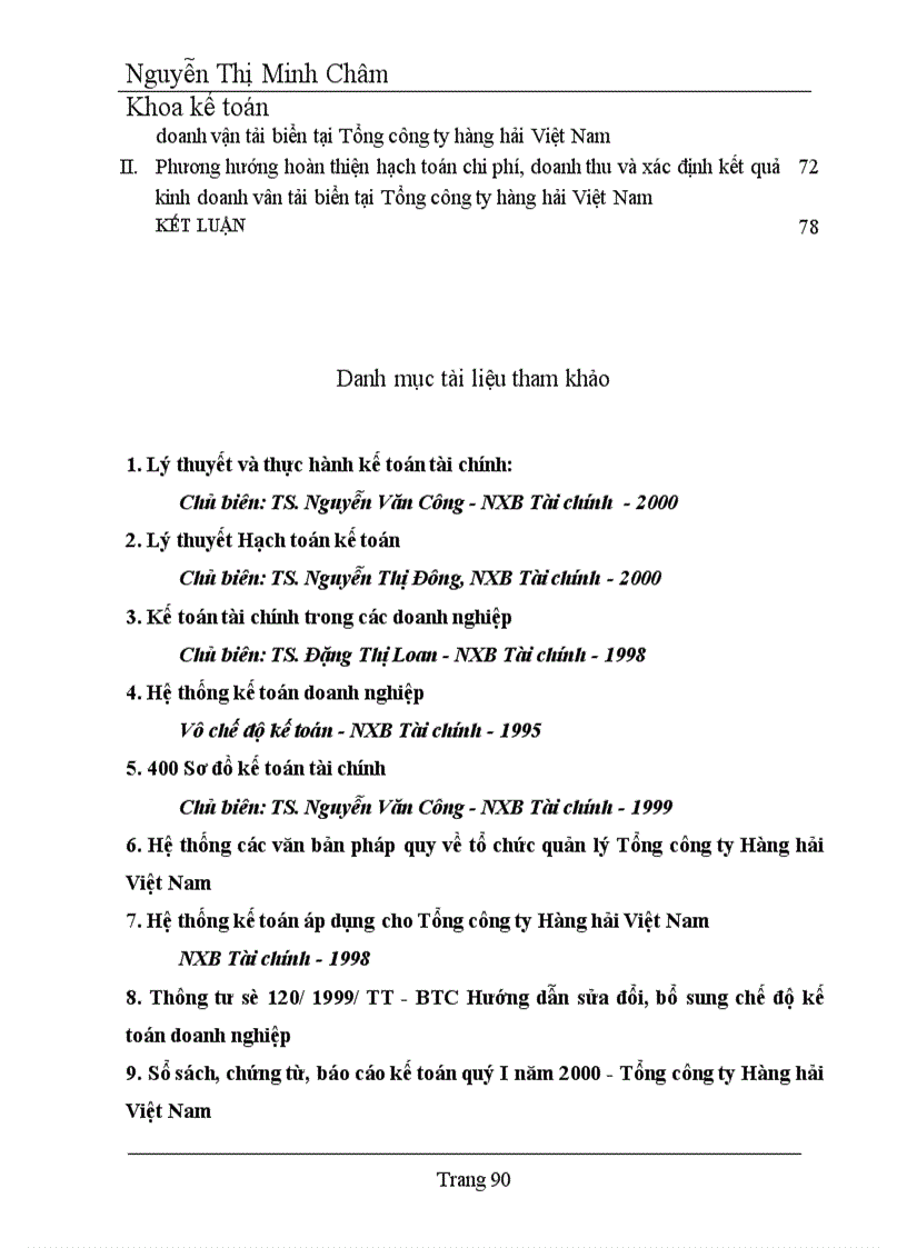 image for page Hoàn thiện hạch toán chi phí doanh thu và kết quả hoạt động kinh doanh vận tải biển tại Tổng công ty hàng hải Việt nam 1