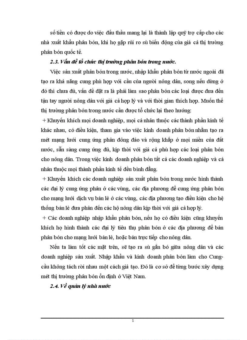 image for page Nghiên cứu các yếu tố cơ bản của thị trường phân bón vô cơ trên thị trường Việt nam