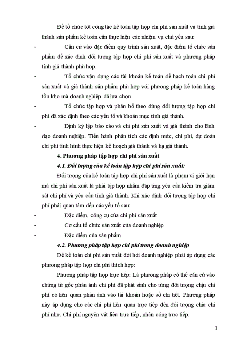 image for page Tổ chức công tác kế toán tập hợp chi phí sản xuất và tính giá thành sản phẩm 1