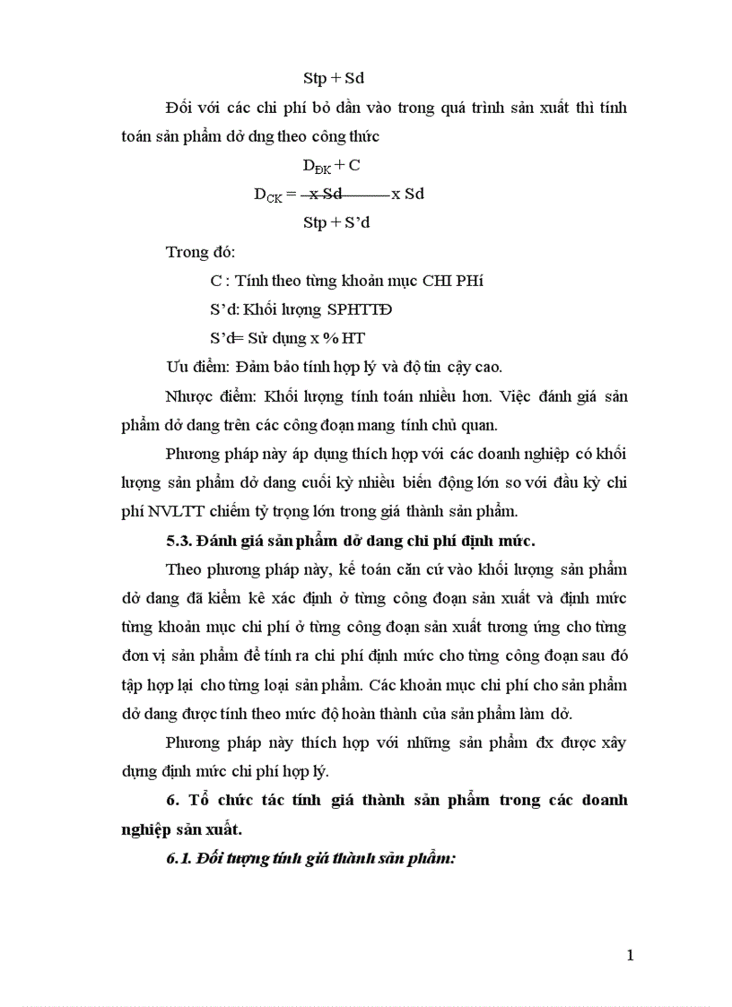 image for page Tổ chức công tác kế toán tập hợp chi phí sản xuất và tính giá thành sản phẩm 1