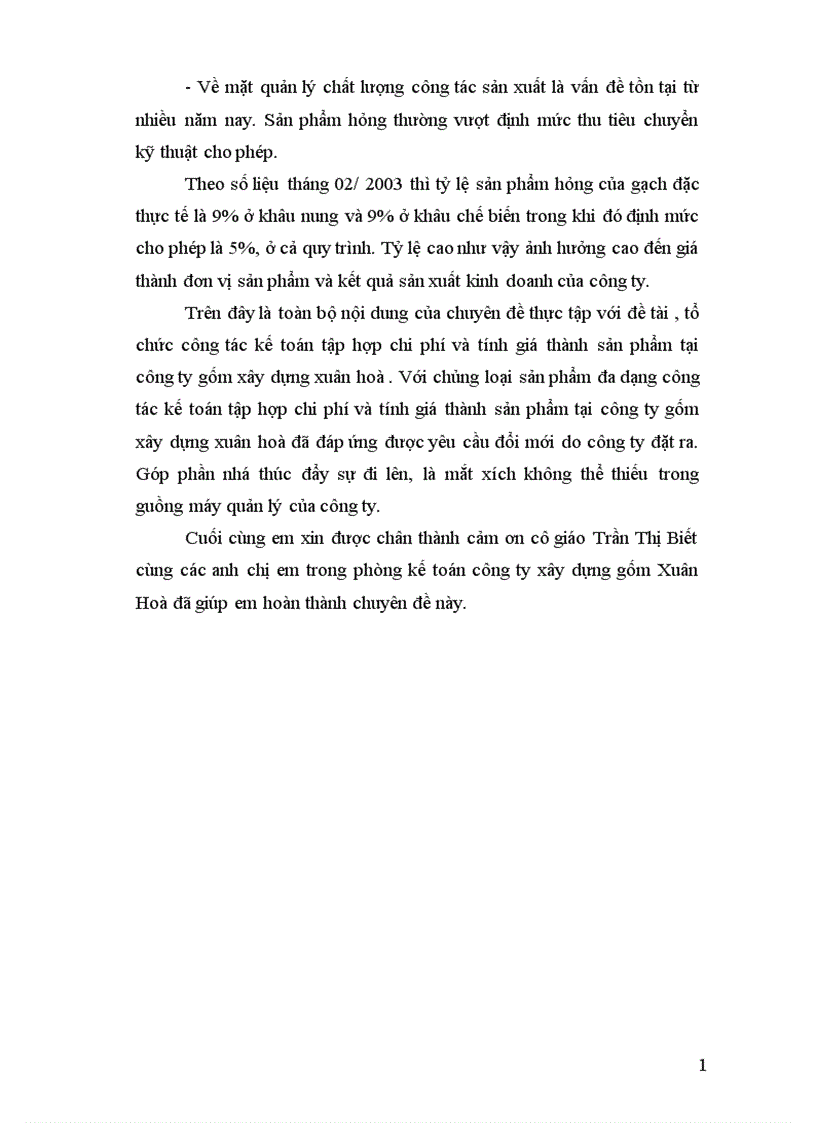 image for page Tổ chức công tác kế toán tập hợp chi phí sản xuất và tính giá thành sản phẩm 1