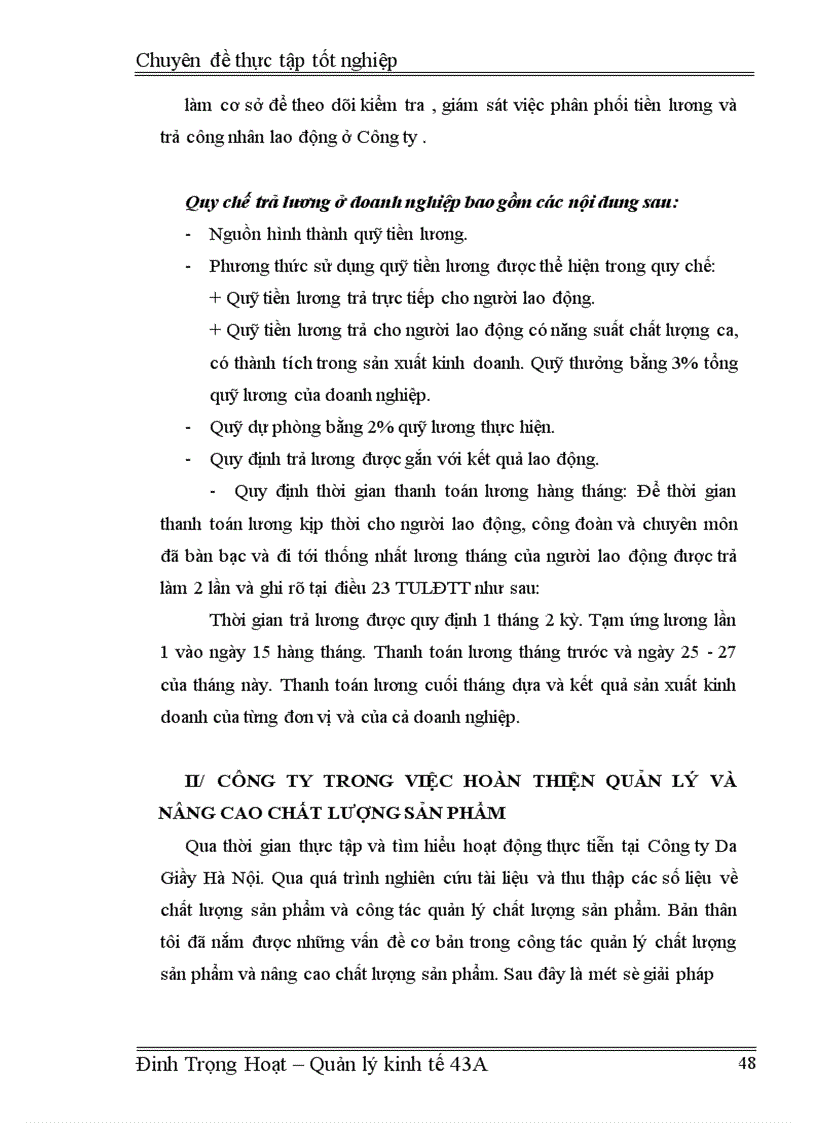 image for page Hoàn thiện quản lý và nâng cao chất lượng sản phẩm ở Công ty Da Giầy Hà Nội 1