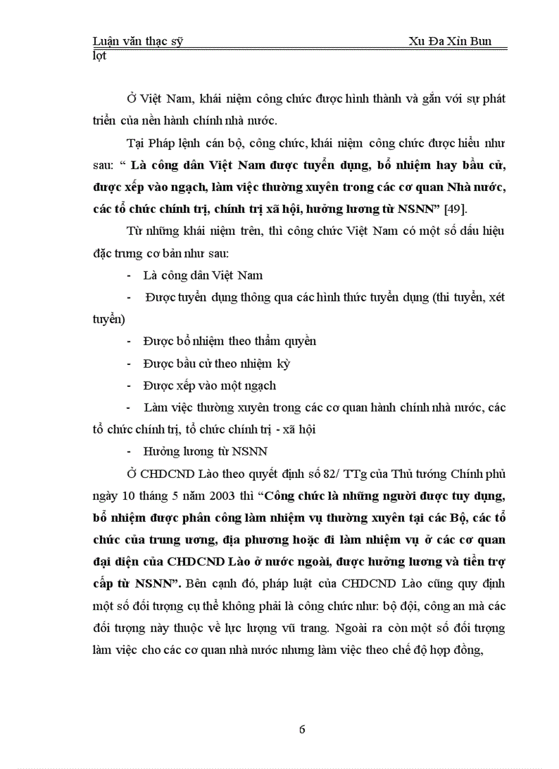 image for page Xây dựng đội ngũ cán bộ công chức quản lý nhà nước về kinh tế ở tỉnh Xa Văn Na Khệt của Cộng hòa dân chủ nhân dân Lào 1