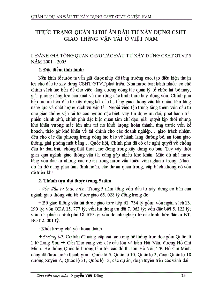 image for page Quản lý dự án đầu tư xây dựng CSHT GTVT ở Việt Nam 1