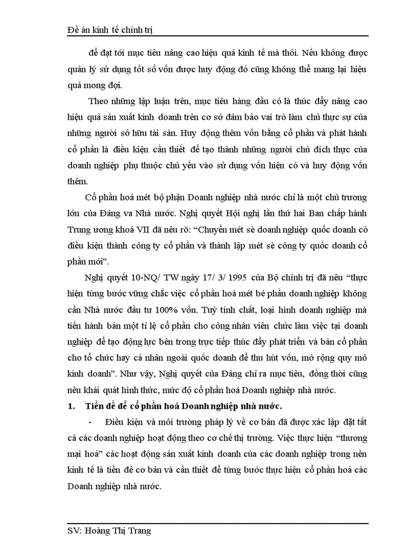 image for page Một số biện pháp nhằm tiếp tục đẩy mạnh quá trình cổ phần hoá trong một bộ phận Doanh nghiệp nhà nước ở nước ta trong giai đoạn hiện nay 1