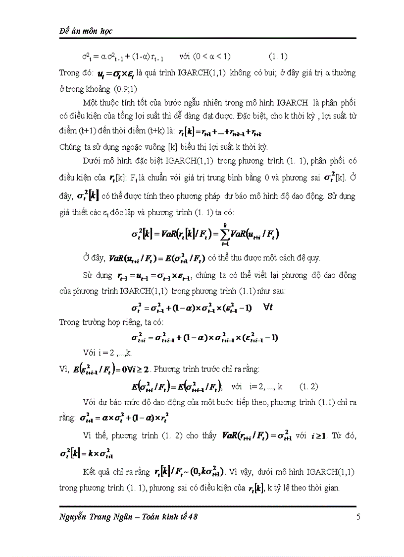 image for page Ứng dụng mô hình VaR vào hoạt động phân tích và quản lý rủi ro cho cổ phiếu của Công ty cổ phần Đại lý Liên hiệp vận chuyển