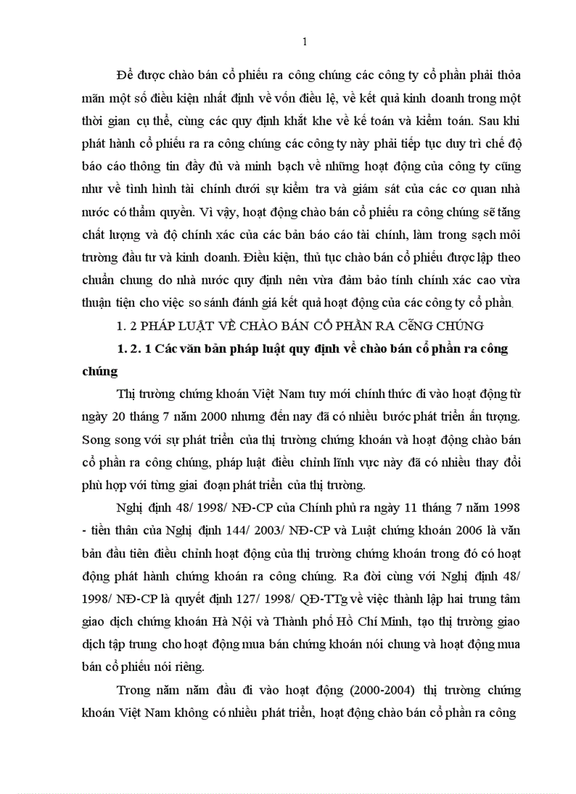 image for page Một số kiến nghị nhằm hoàn thiện pháp luật chào bán cổ phần ra công chúng