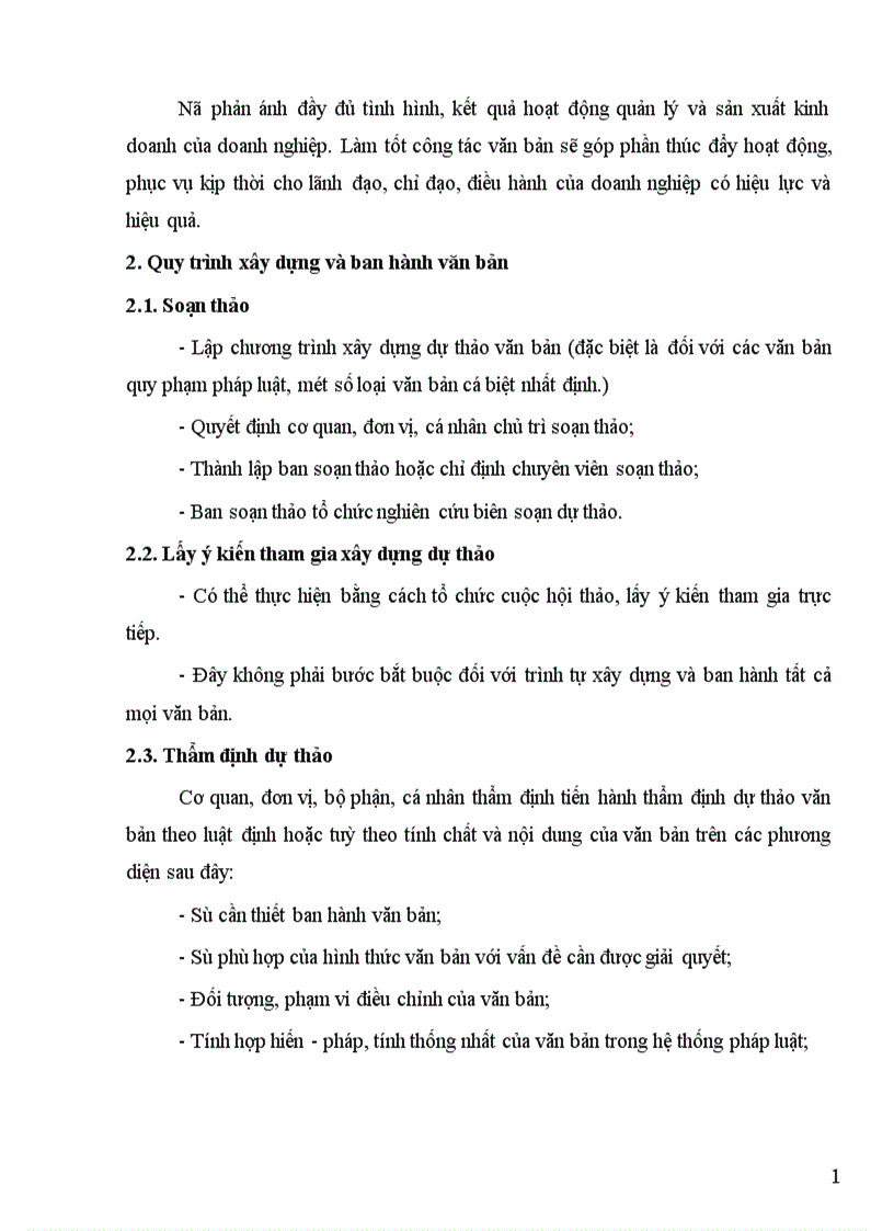 image for page Hoàn thiện một bước quy trình xây dựng và ban hành văn bản nhằm nâng cao hiệu quả kinh doanh ở Tổng công ty Thép Việt Nam