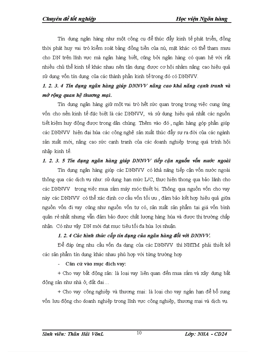 image for page Giải pháp mở rộng tín dụng đối với Doanh nghiệp nhỏ và vừa tại NHTMCP quốc tế VIB bank chi nhánh Đống Đa