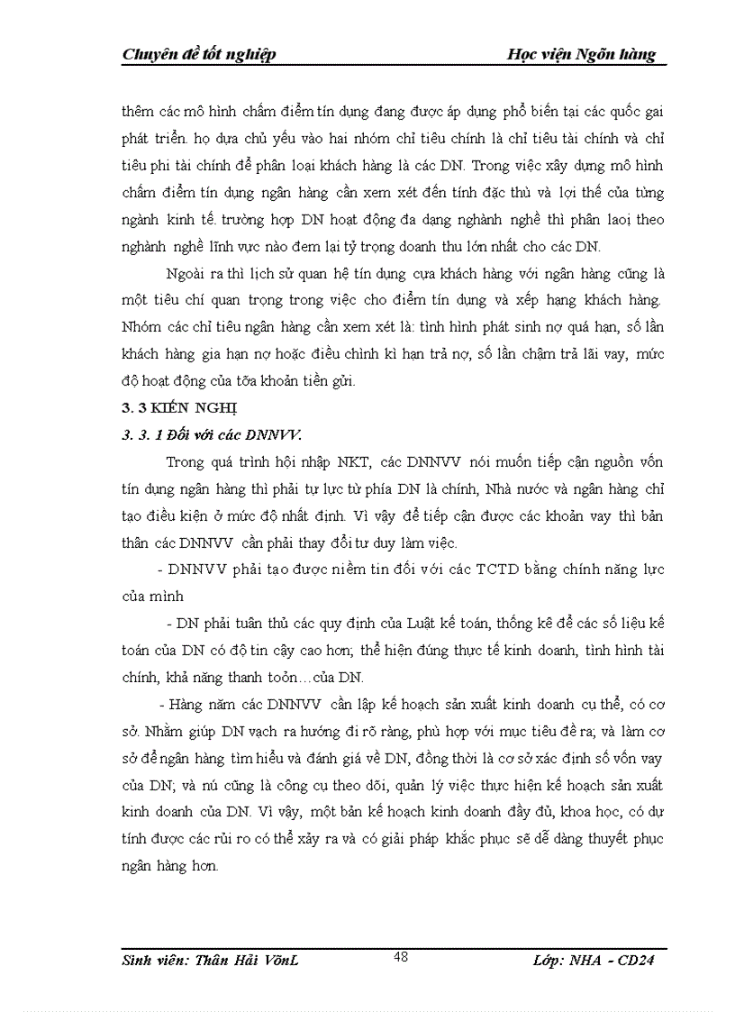 image for page Giải pháp mở rộng tín dụng đối với Doanh nghiệp nhỏ và vừa tại NHTMCP quốc tế VIB bank chi nhánh Đống Đa