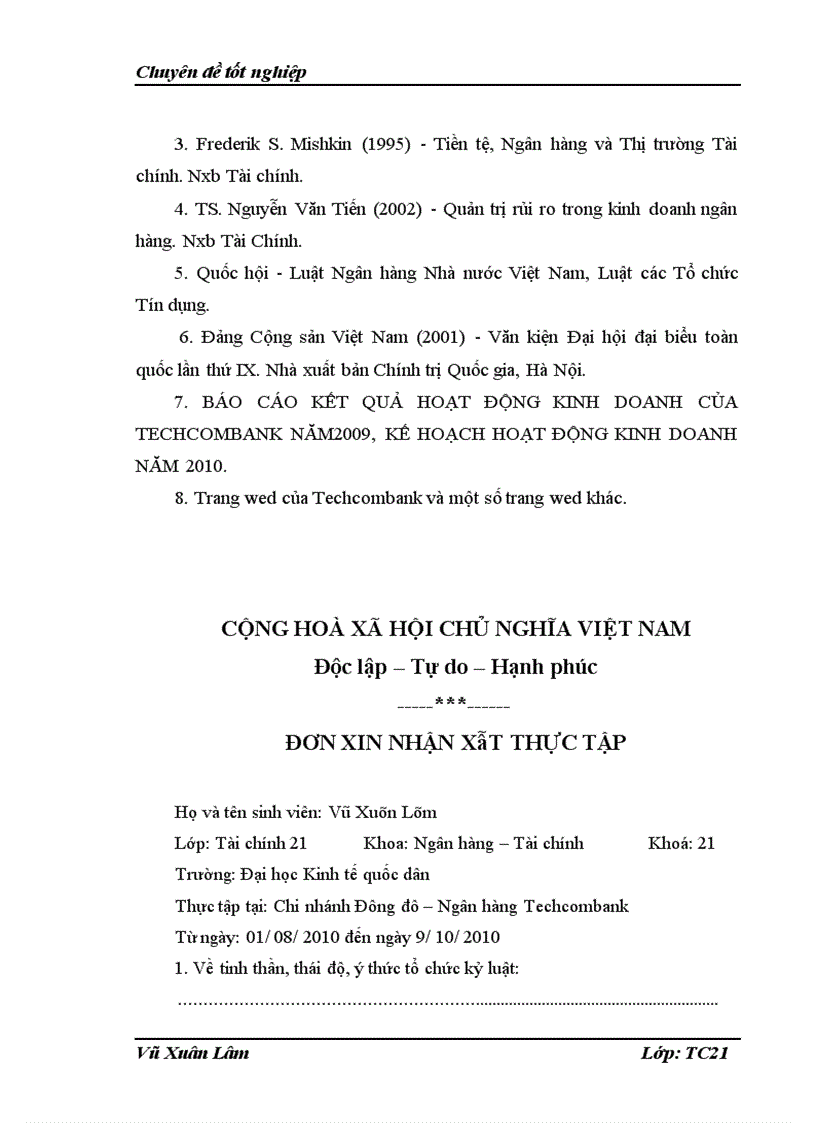 image for page Tăng cường huy động vốn tại chi nhánh Đông Đô Techcombank 1