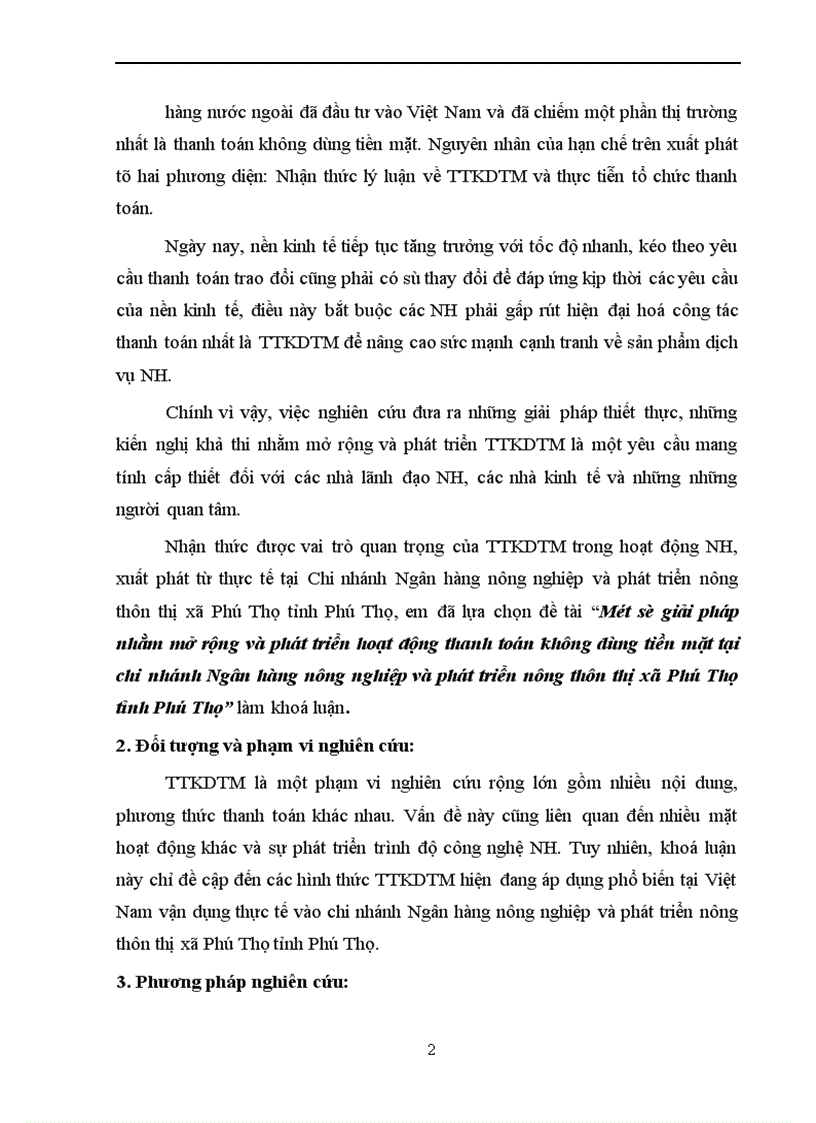 image for page Một số giải pháp nhằm mở rộng và phát triển hoạt động thanh toán không dùng tiền mặt tại chi nhánh Ngân hàng nông nghiệp và phát triển nông thôn thị xã Phú Thọ tỉnh Phú Thọ