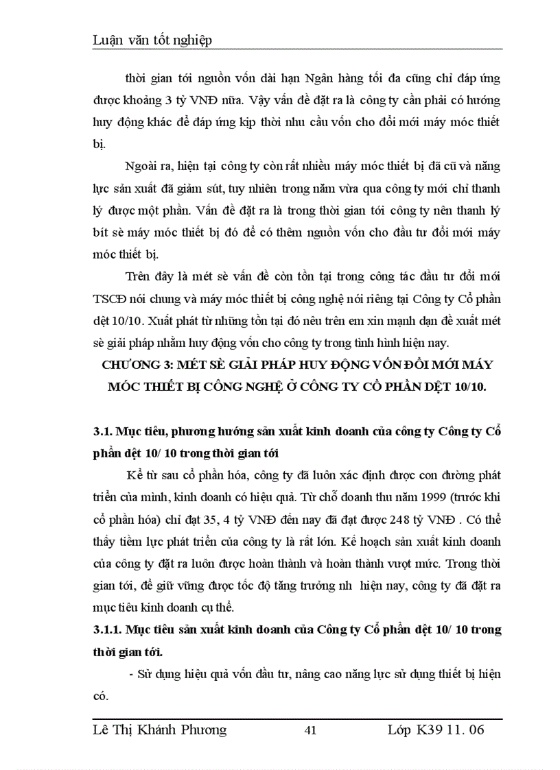 image for page Những giải pháp chủ yếu huy động vốn đổi mới thiết bị công nghệ tại Công ty cổ phần dệt 10 10 1