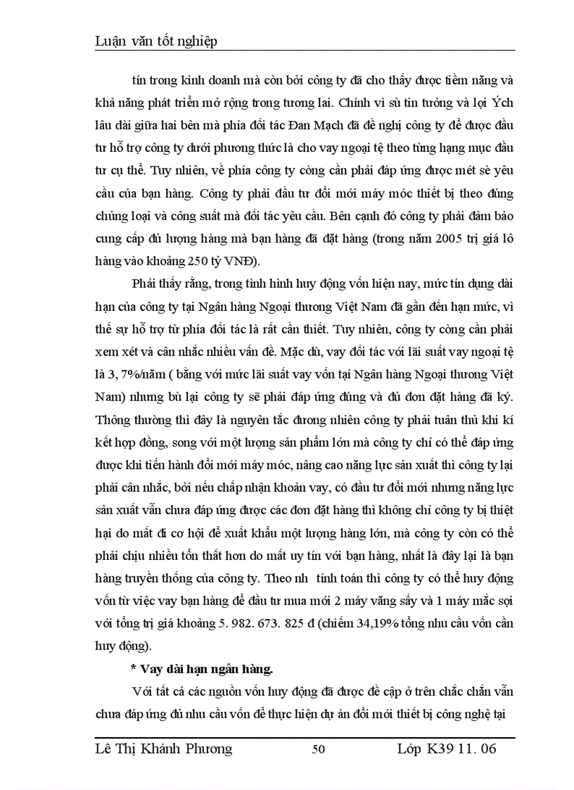 image for page Những giải pháp chủ yếu huy động vốn đổi mới thiết bị công nghệ tại Công ty cổ phần dệt 10 10 1