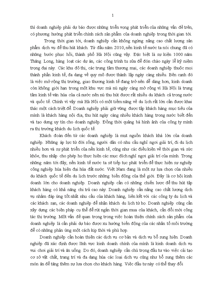 image for page Giải pháp hoàn thiện chính sách sản phẩm của Khu du lịch sinh thái Vĩnh Hưng