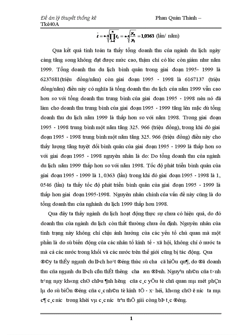 image for page Dãy số thời gian trong việc phân tích và dự đoán thống kê về Du Lịch 1