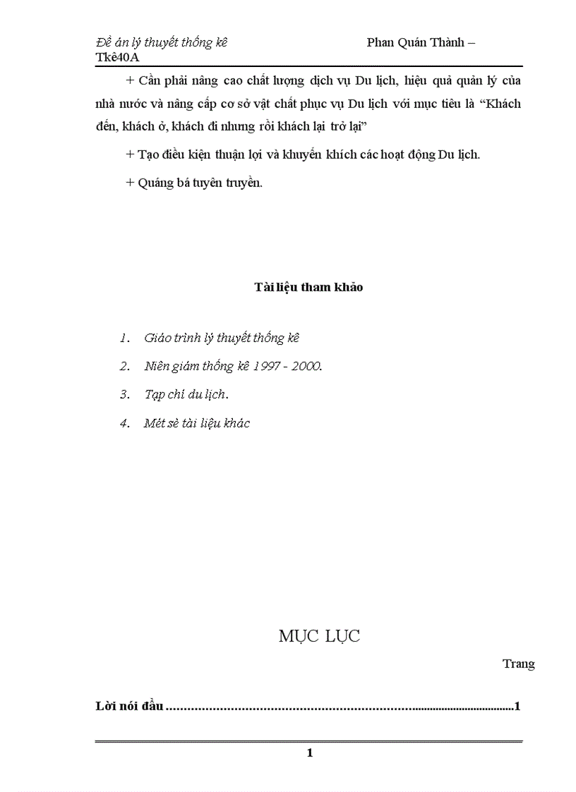 image for page Dãy số thời gian trong việc phân tích và dự đoán thống kê về Du Lịch 1