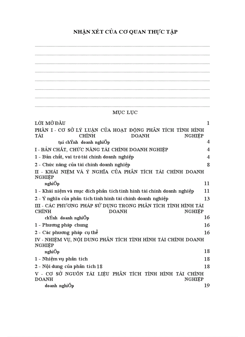 image for page Phân tích tình hình tài chính doanh nghiệp và những giải pháp góp phần nâng cao khả năng tài chính của Tổng công ty chè Việt nam 1